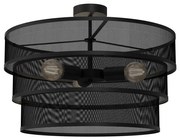 Lampadario a plafone GLUM 3xE27/60W/230V nero