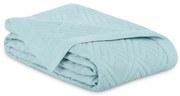 Copriletto azzurro in microfibra con rivestimento trapuntato 220x240 cm Ophelia – Restilo