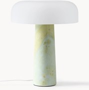 Lampada da tavolo con base in marmo Carla