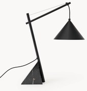 Lampada da tavolo grande con base in marmo Reyna