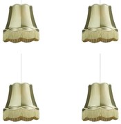 Set di 4 lampade a sospensione retrò verdi 45 cm - Granny