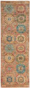 Samarkand Tappeto orientale 80x240 Giallo (Pakistan) Annodato A Mano