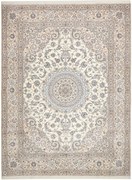 Nain Tappeto persiano 420 x 300 Beige (Iran) Annodato A Mano