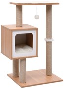 Albero per gatti con tappeto tiragraffi in sisal 82 cm