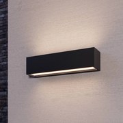Applique da esterni a LED Tilde Lucande, Nero, Alluminio, Moderno, Applique LED da esterni