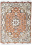 Tabriz Tappeto persiano 210 x 150 Rosso (Iran) Annodato A Mano