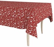 Rotolo di tovaglia Exma Gomma Rosso Natale 140 cm x 25 m