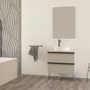 Mobile da bagno sotto lavabo BADEN HAUS Rodi cotone L 71 x H 75 x P 46 cm, lavabo non incluso