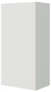 Pensile bagno Ofset grigio perla opaco in mdf, 1 anta apertura da sinistra P 15 x L 25 x H 50 cm