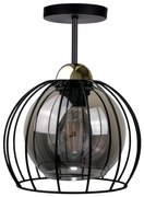 Lampadario a plafone SOLO BLACK 1xE27/60W/230V nero/oro