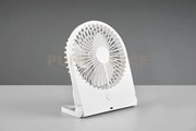 Breezy ventilatore da appoggio bianco 3 velocita' ricaricabile h. 23cm