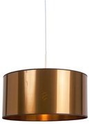 Lampada a sospensione di design bianca con paralume in rame 50 cm - Combi 1