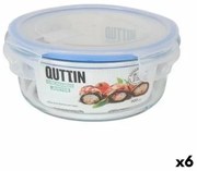 Porta pranzo Ermetico Quttin Rotonda 900 ml (6 Unità)