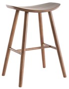 Sgabello da bar di design noce 65 cm DEMORY