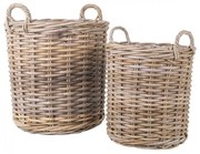 Set di 2 cesti in rattan Indo - House Nordic