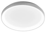 Plafoniera Moderna Krizia Alluminio Satinato Bianco 1 Modulo Led 38 W 3000 K