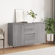 Credenza grigio sonoma 104x35x70 cm in legno multistrato