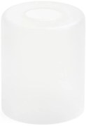 Vetro di ricambio per lampadario E27 diametro 10 cm bianco