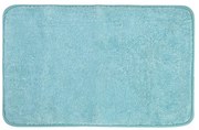 Tappeto bagno antiscivolo 40x60 cm verde acqua in poliestere Nuvola