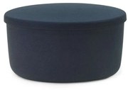 Normann Copenhagen - Hide Storage Pouf Large Steel Blue Normann Copenhagen