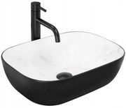 Lavabo da appoggio Rea Belinda Black Calala mat