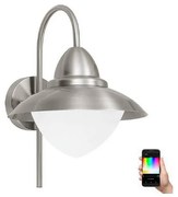 Eglo 33583 - LED RGBW Applique da esterno SIDNEY 1xE27/9W/230V IP44