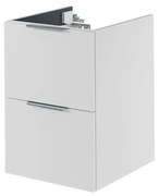 Mobile da bagno sotto lavabo Neo bianco laccato L 45 x H 64 x P 48 cm 2 cassetti, lavabo non incluso