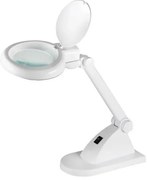 Lampada da tavolo a LED con lente d'ingrandimento LED/6W/230V bianca