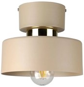 Plafoniera IGNIA 1xE27/60W/230V beige/dorato