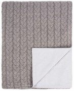 Coperta Sommar grigia, 130 x 170 cm - Tiseco Home Studio