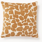 Copricuscino in bouclé e ciniglia Nenda