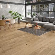 Parquet prefinito in rovere naturale Family vetrificato Intenso XL