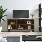 Mobile porta tv rovere marrone 103,5x30x50 cm legno multistrato
