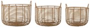 Bloomingville - Mekkel Basket 3 pcs. Nature Bloomingville