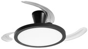 Ventilatore da soffitto LED-CONDOR-NER nero , D. 49 cm INTEC