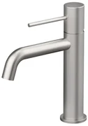 Miscelatore Per Lavabo In Ottone Nichel Spazzolato Smooth Rubicer