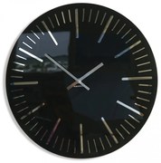 Elegante orologio nero per il soggiorno, 50 cm