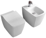 Metropole Vitra Sanitari wc e Bidet Bianco opaco filo muro