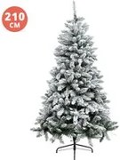 Albero Natale innevato 210 cm led Lord