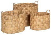 Set di Cesti Beige Fibra naturale 45 x 35 x 41 cm (3 Unità)