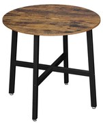 Tavolo da pranzo ELDUR marrone/nero