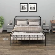 Comodino 2 Pz Grigio Sonoma 40x35x50 Cm /