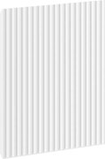 Mexen Rivel fronte scanalato per mobiletto del bagno 30 x 43,5 cm, bianco opaco - 91A21-0300-470-1-01
