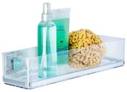 WENKO 22685100-Mensola VACUUM-LOC QUADRO ED 38,5x14,5 cm argento/cromo lucido