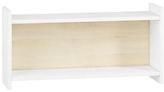 Mensola da parete per bambini BUBO 35x72 cm bianco/rovere chiaro