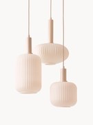 Lampada a sospensione cluster in vetro opale Candela