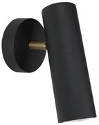 Lampada da parete nera, altezza 17 cm Milan - SULION