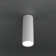 Cloud plafoniera tubo h.25 1 luce grigio 1128-pl25-gr