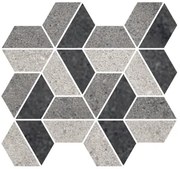 Decoro Esagonale Effetto Pietra 24x28 Cm Gres Porcellanato Rett Dark Ceramica Sant Agostino Highstone Hexagon CSAHHSDA28