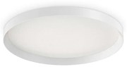 Plafoniera Moderna Fly Alluminio-Materie Plastiche Bianco Led 53W 4000K D60Cm